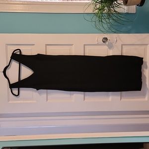 Large black house of harlow 1960 midi short sleeve sweater dress